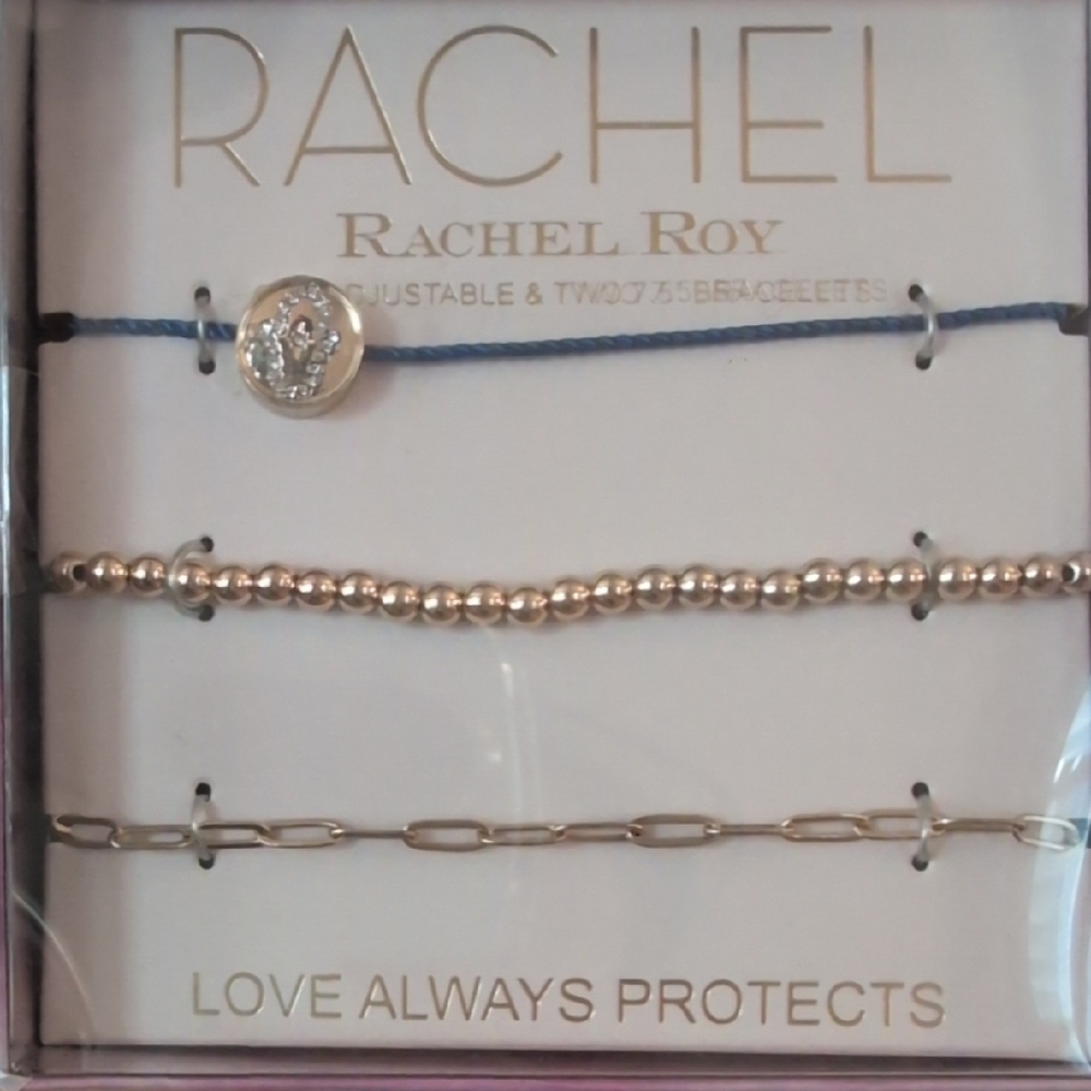 RACHEL Rachel Roy Gold and Silver Bracelet Set